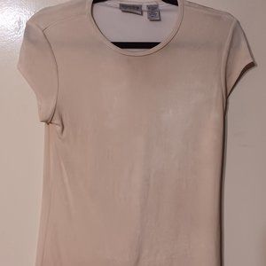 Chico's Women's Travelers Shirt Beige Size 1